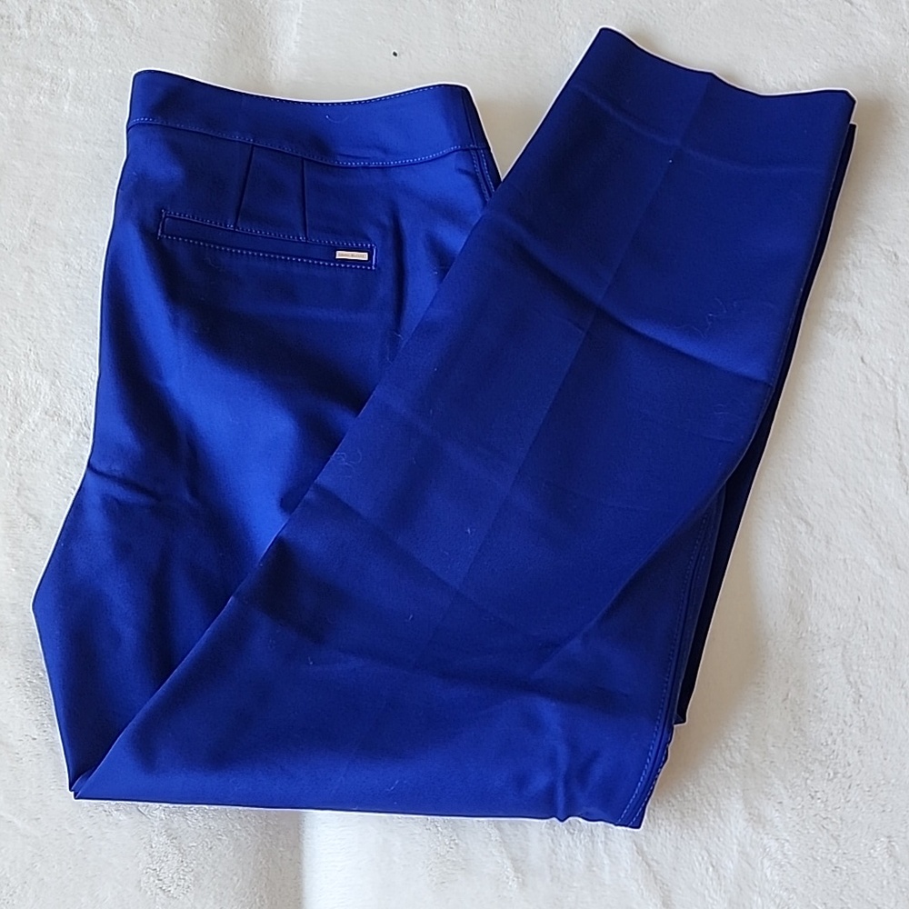 White House Black Market Elegant Blue Ankle Pants Brand New